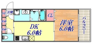 プリオーレ新開地の物件間取画像